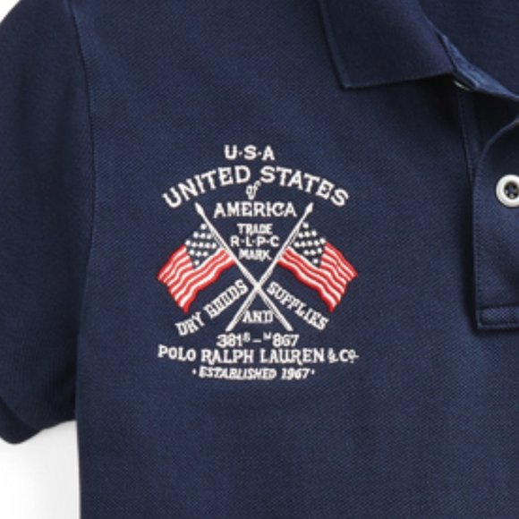 Ralph Lauren  Our Glorious Eagle Embroidered - NEW - Picture 4 of 6